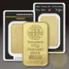 Befektetési aranyrúd, 100 gramm, 999,9 ezrelék (Argor-Heraeus, Münze Österreich)